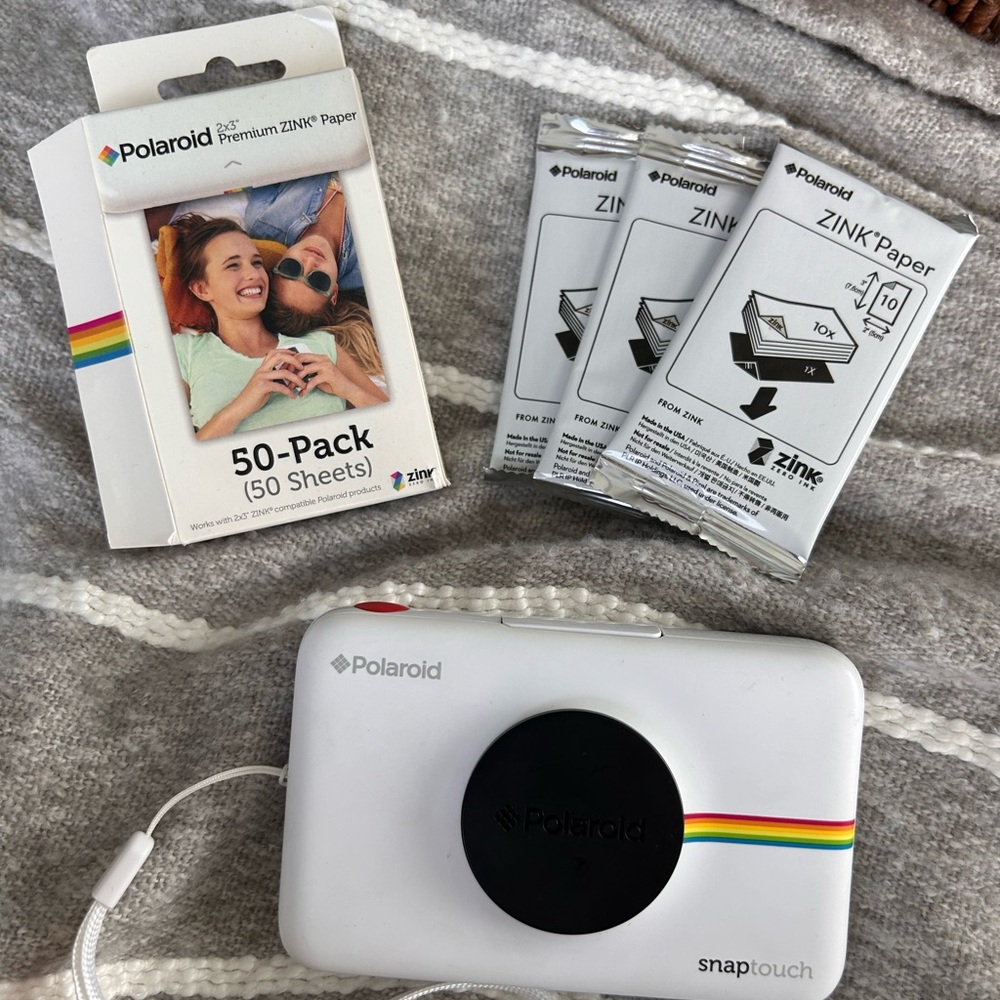 Polaroid SnapTouch Instant Print Zinc Camera